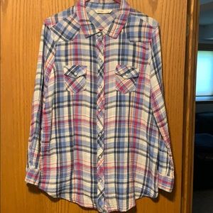 Plaid longsleeve shirt